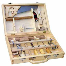 Juguetes de madera Caja de herramientas de madera - 16 PCS